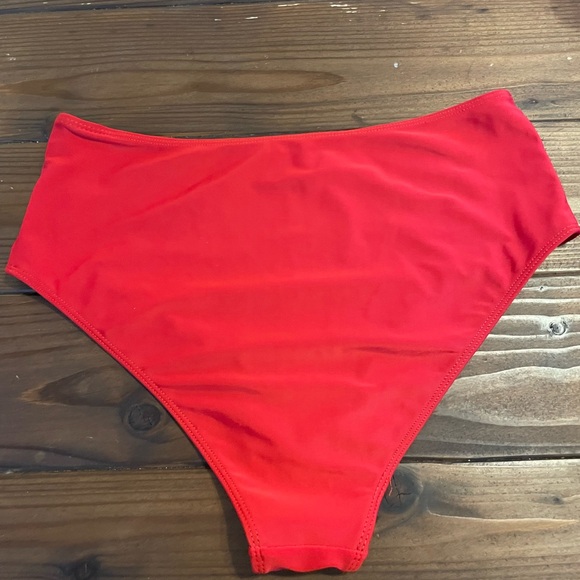 Red Bikini Set - High Waisted - Picture 6 of 7
